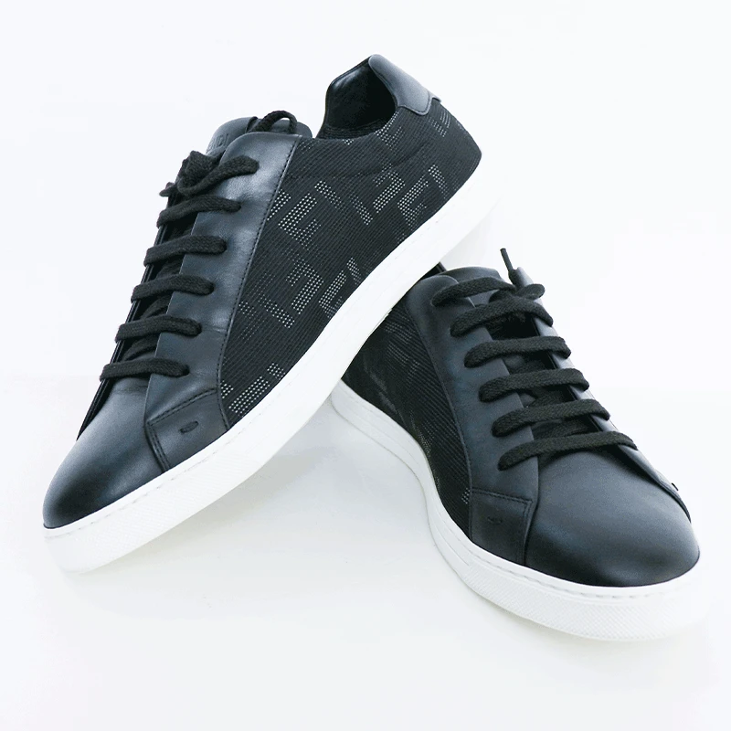 全新未使用 FENDI/芬迪 休闲舒适百搭侧面网面低帮板鞋43码