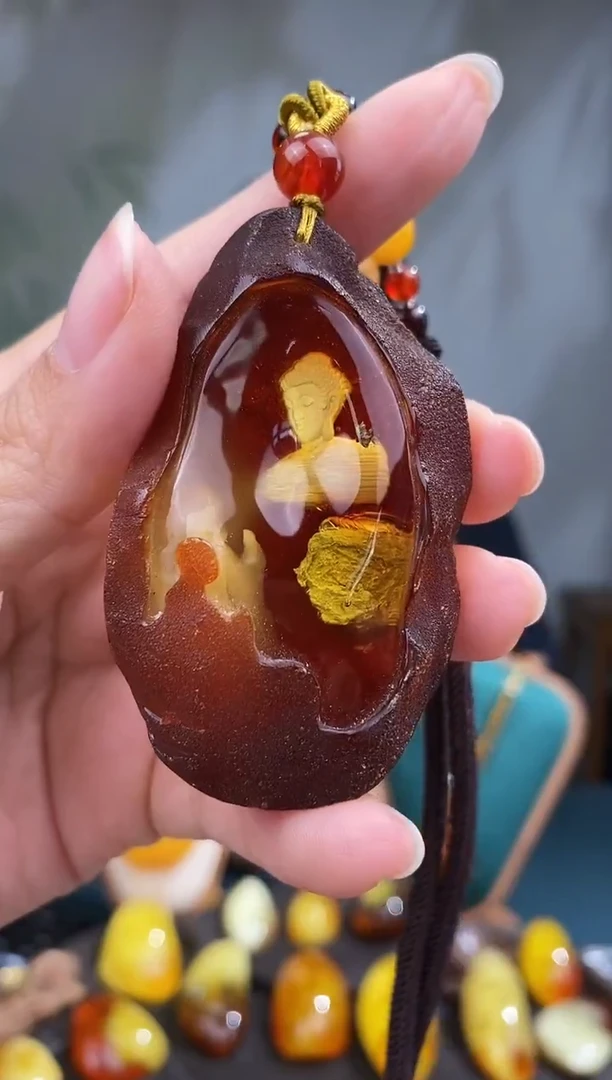 裸石琥珀未镶嵌 基地发货 一物一证 顺丰包邮