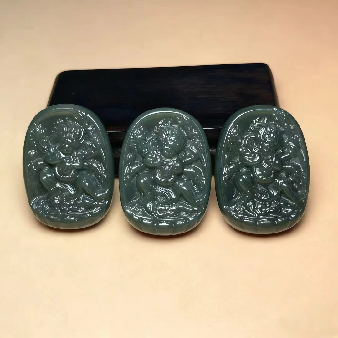 和田玉降魔吊坠多样性发货拍一发一
