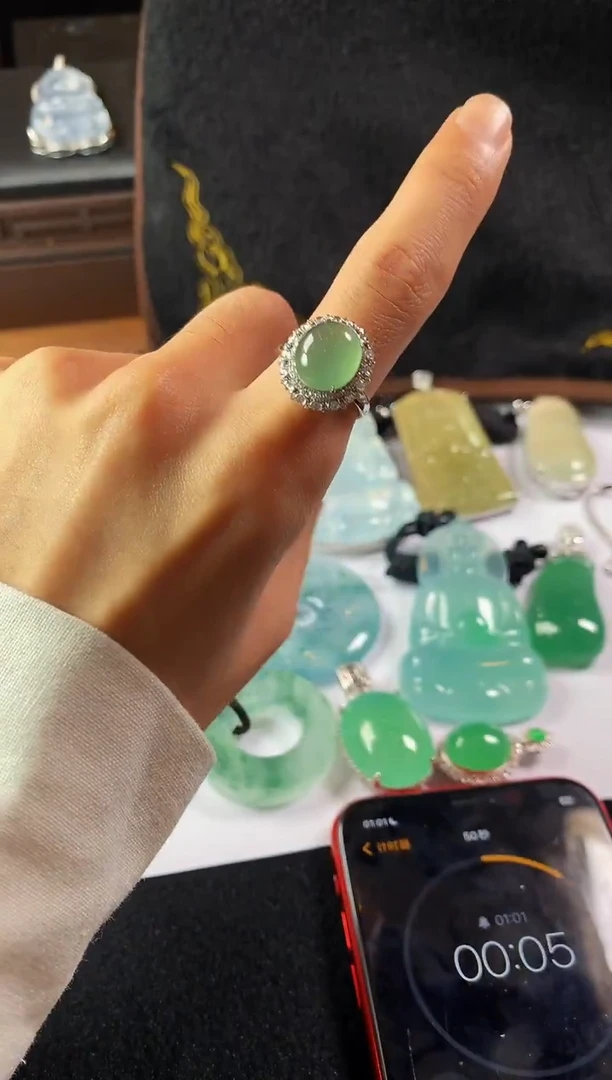 未镶嵌定制翡翠超****）6960毛货不退不换