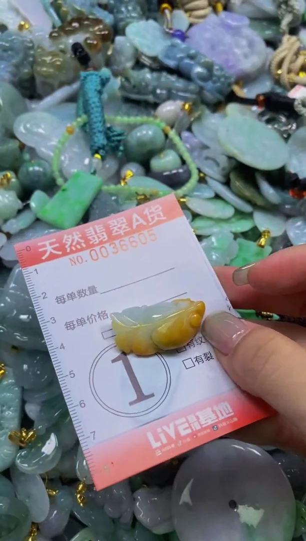 翡翠未镶嵌颈饰闪购0036605