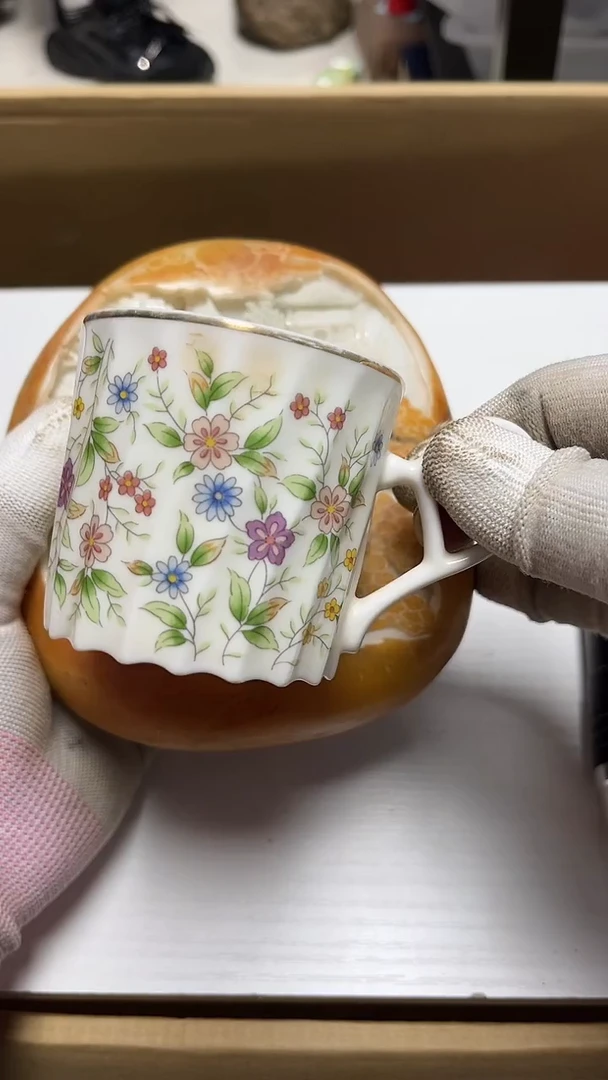 瓷片工艺品杂项勇**心3065