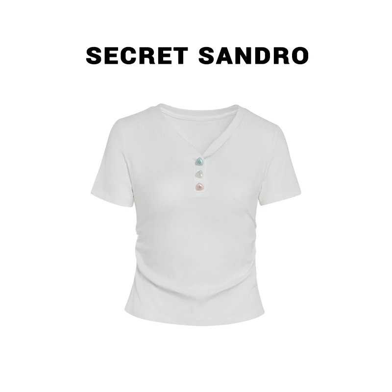 【Secret Sandro】鸥小柒 T恤 T55221160Q