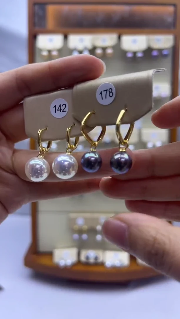 未镶嵌耳饰淡水珍珠178+142