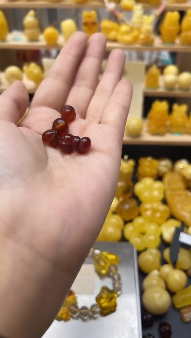 琥珀未镶嵌珠宝奇石101琥珀蜜蜡微瑕多样性随机发其一