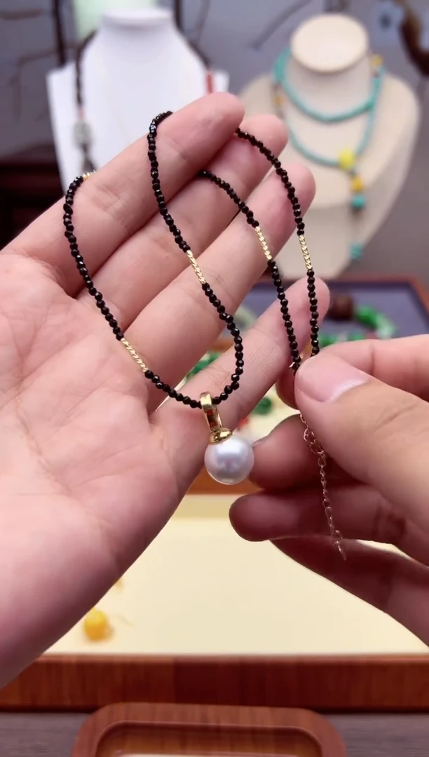 【闪购商品】淡水珍珠颈饰14K金镶嵌X241