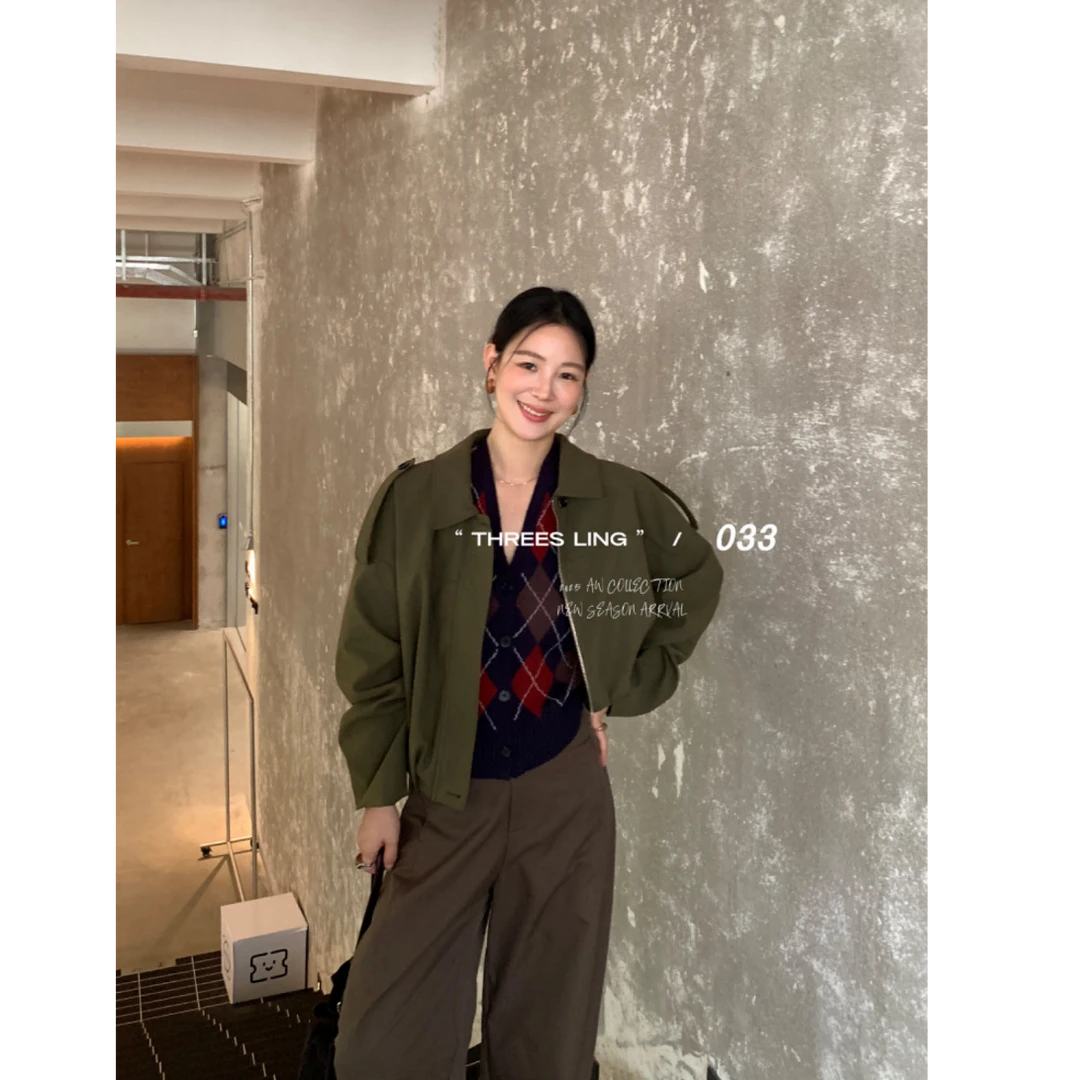 鑫燃KIKI 时尚复古高级感外套 Q305 033