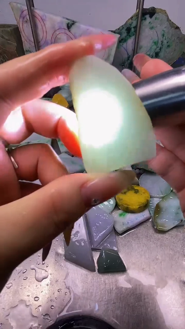 散珠翡翠天然缅甸翡翠A货226