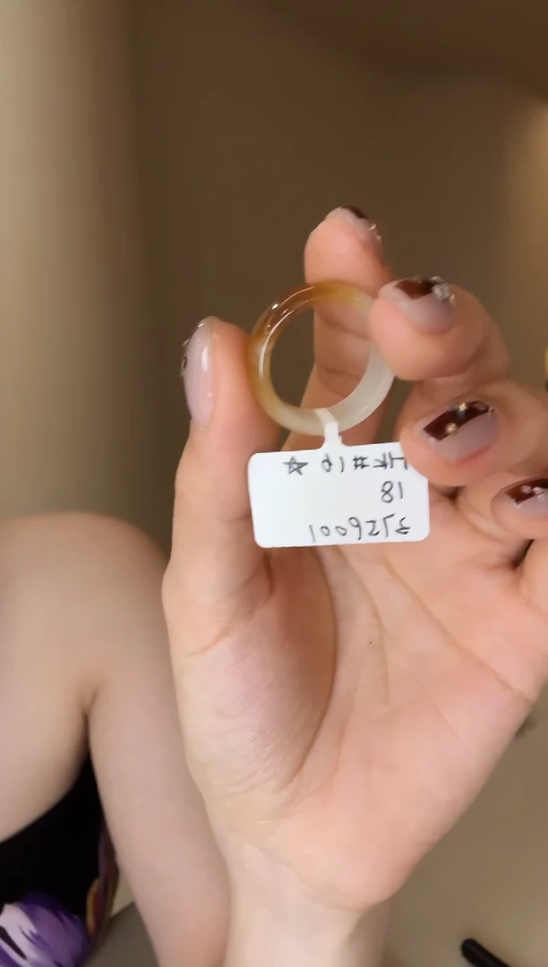 【闪购商品】和田玉戒指未镶嵌16码糖白