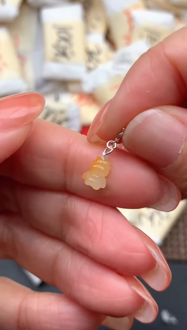 银S925镶嵌挂件翡翠一36