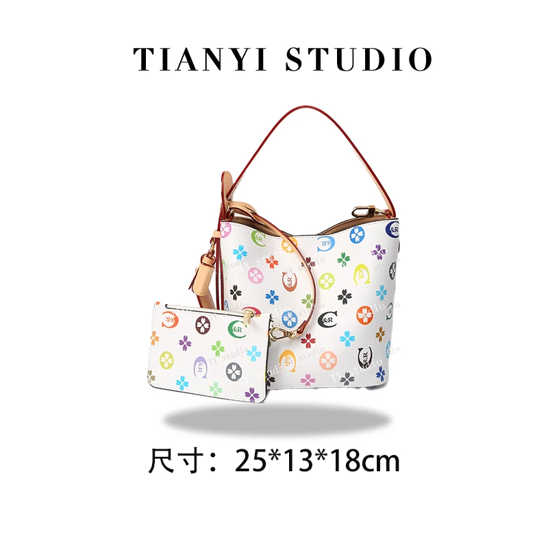 【TY】BF-66318-七彩色 轻奢高级单肩斜跨韩版链条女包包