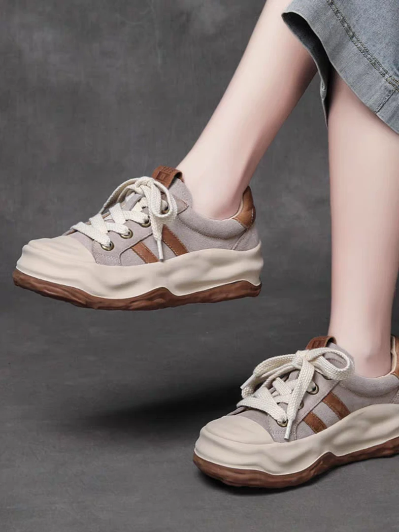 3026头层牛皮复古手工百搭休闲鞋