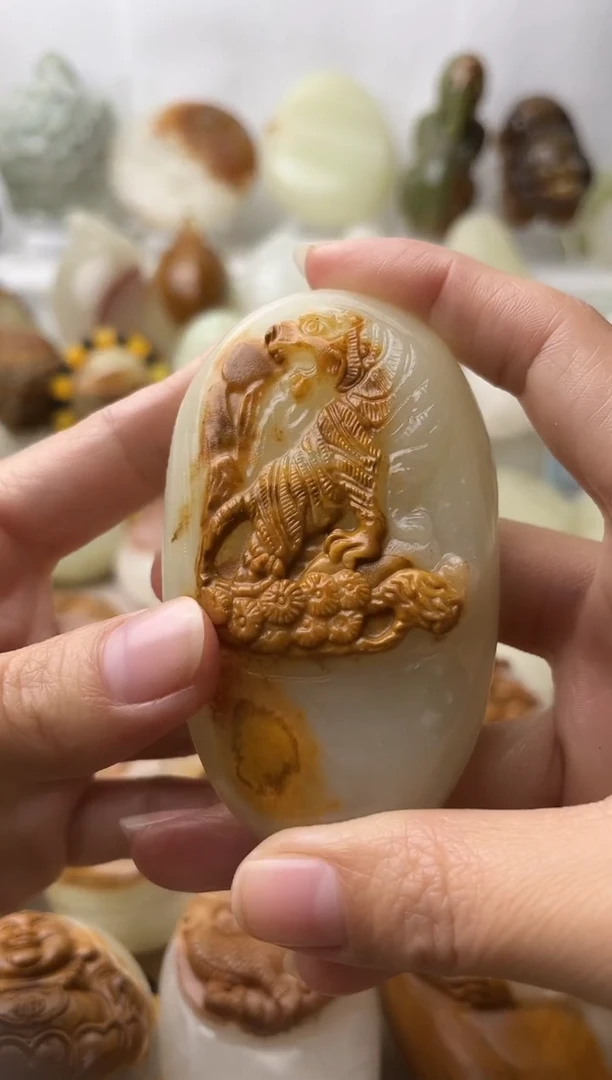 石材古青石棉纹正常不退换上山虎