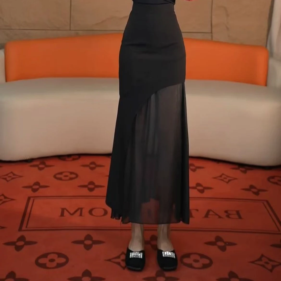 008【凡家衣橱】时尚百搭洋气显瘦半身裙法式