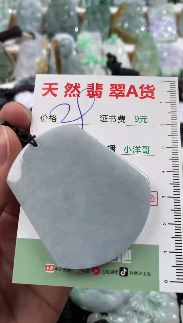 翡翠未镶嵌吊坠(不含链)1