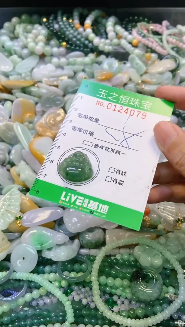 翡翠未镶嵌颈饰闪购0124079