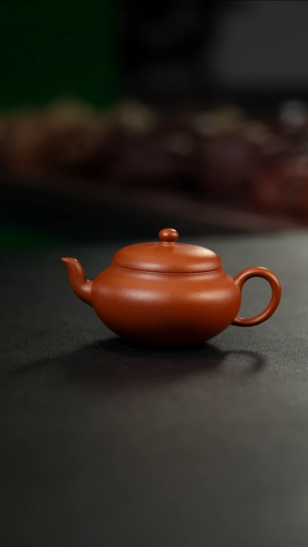 茶壶紫砂小煤窑朱泥生料，130cc