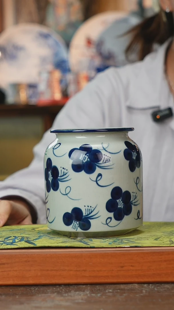 摆件景德镇釉下手绘陶瓷茶具，咖啡杯