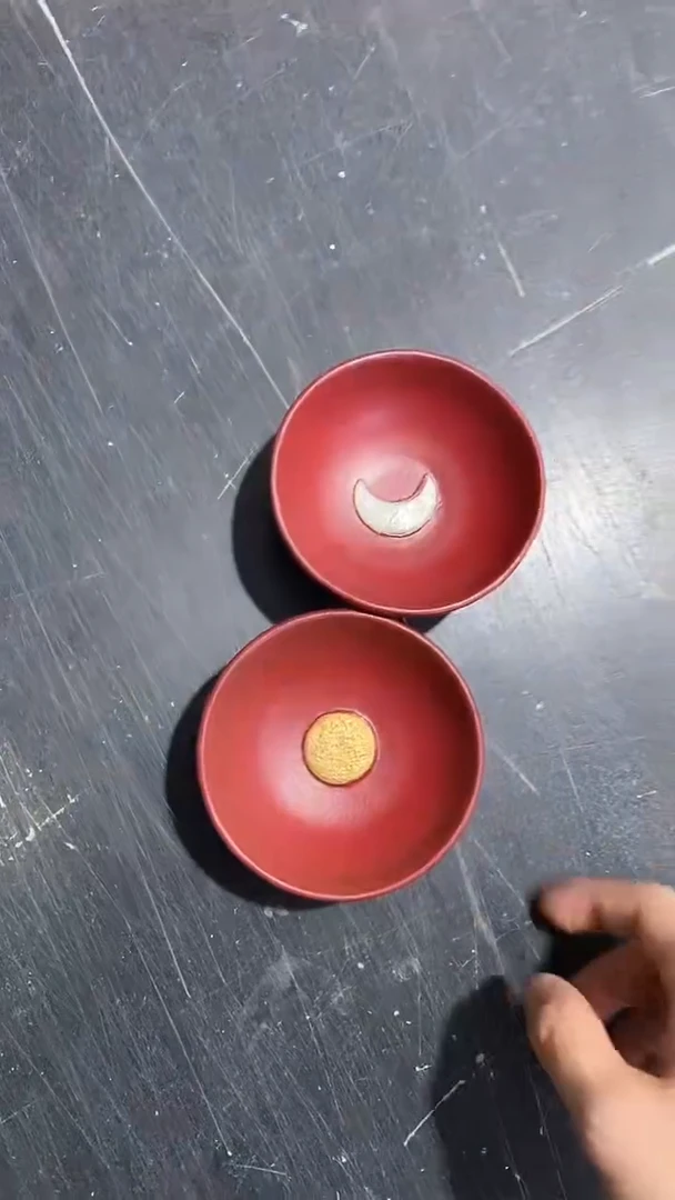 瓷片陶瓷茶器孤品A一对