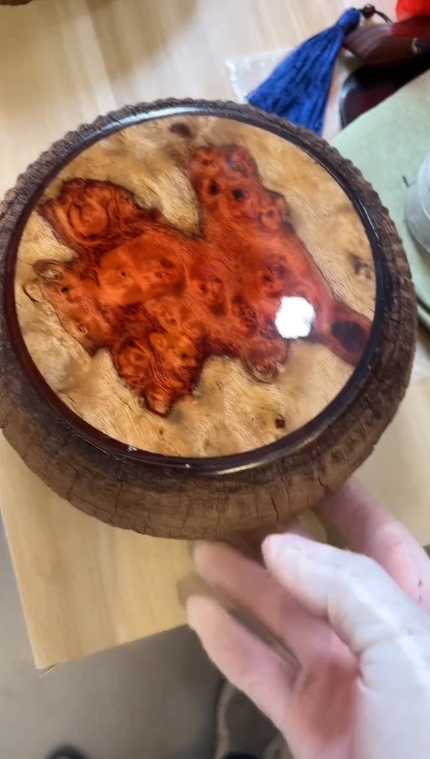 花梨木类端景台缅甸花梨壶承