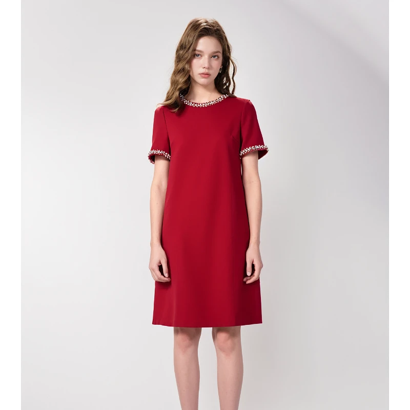 妈妈时尚连衣裙春夏新款高端品牌裙子 赫6159P