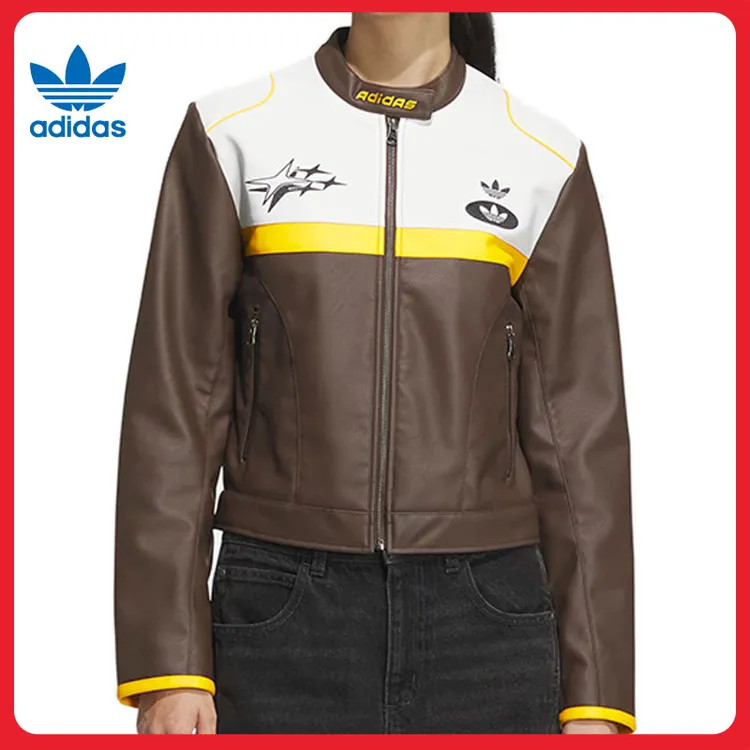 【劲浪体育】adidas阿迪达斯三叶草春季女子运动休闲夹克外套JM8024