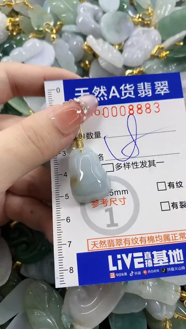 颈饰未镶嵌翡翠天然A货翡翠