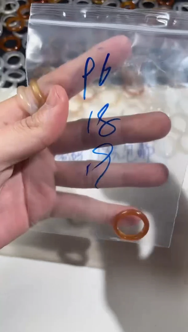 【闪购商品】玛瑙/玉髓戒指未镶嵌96