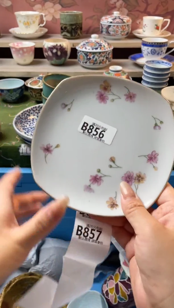 瓷片菩*瓷器瓷器B856