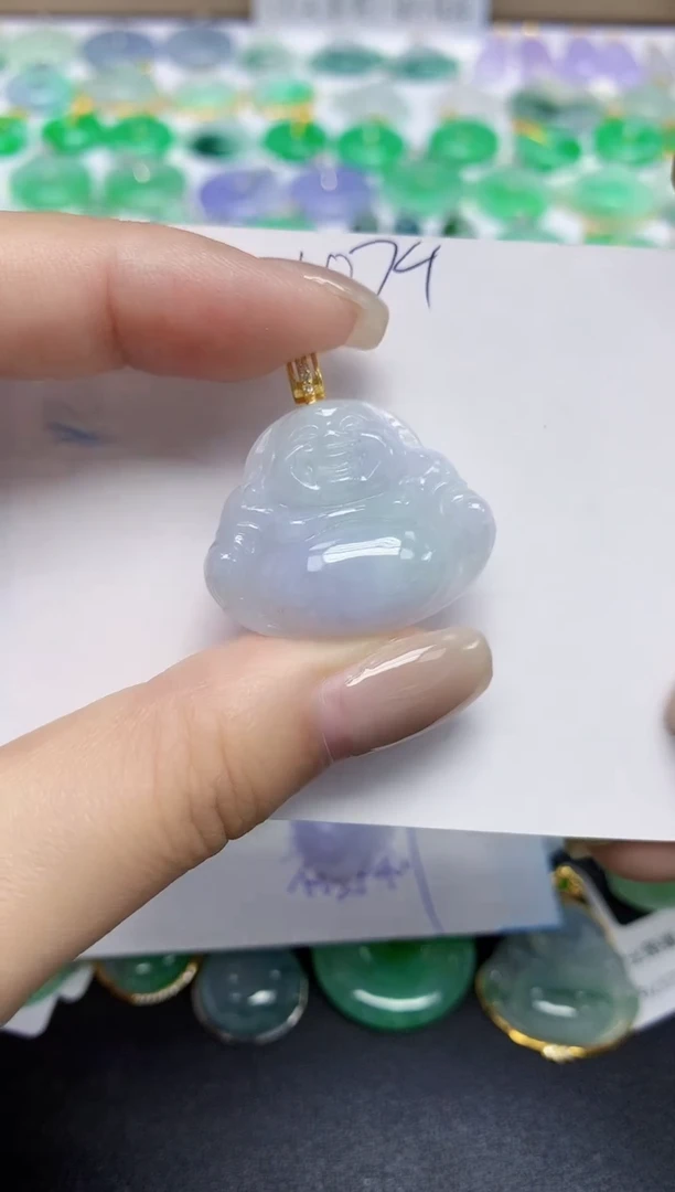 颈饰未镶嵌翡翠天然缅甸翡翠A货翡翠百元以上9元证书费自理