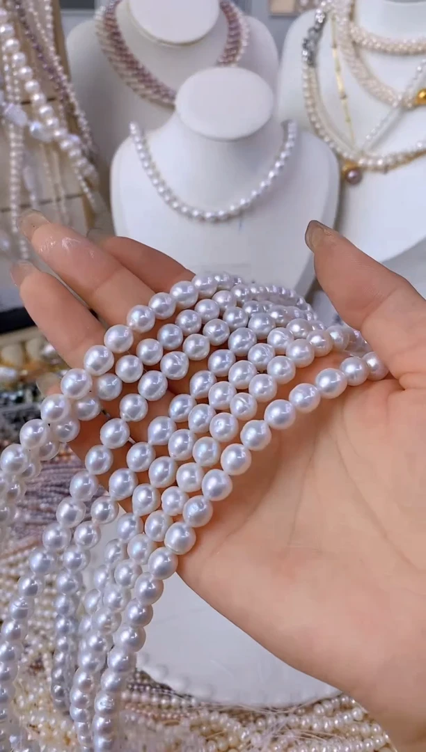 淡水珍珠未镶嵌颈饰V27