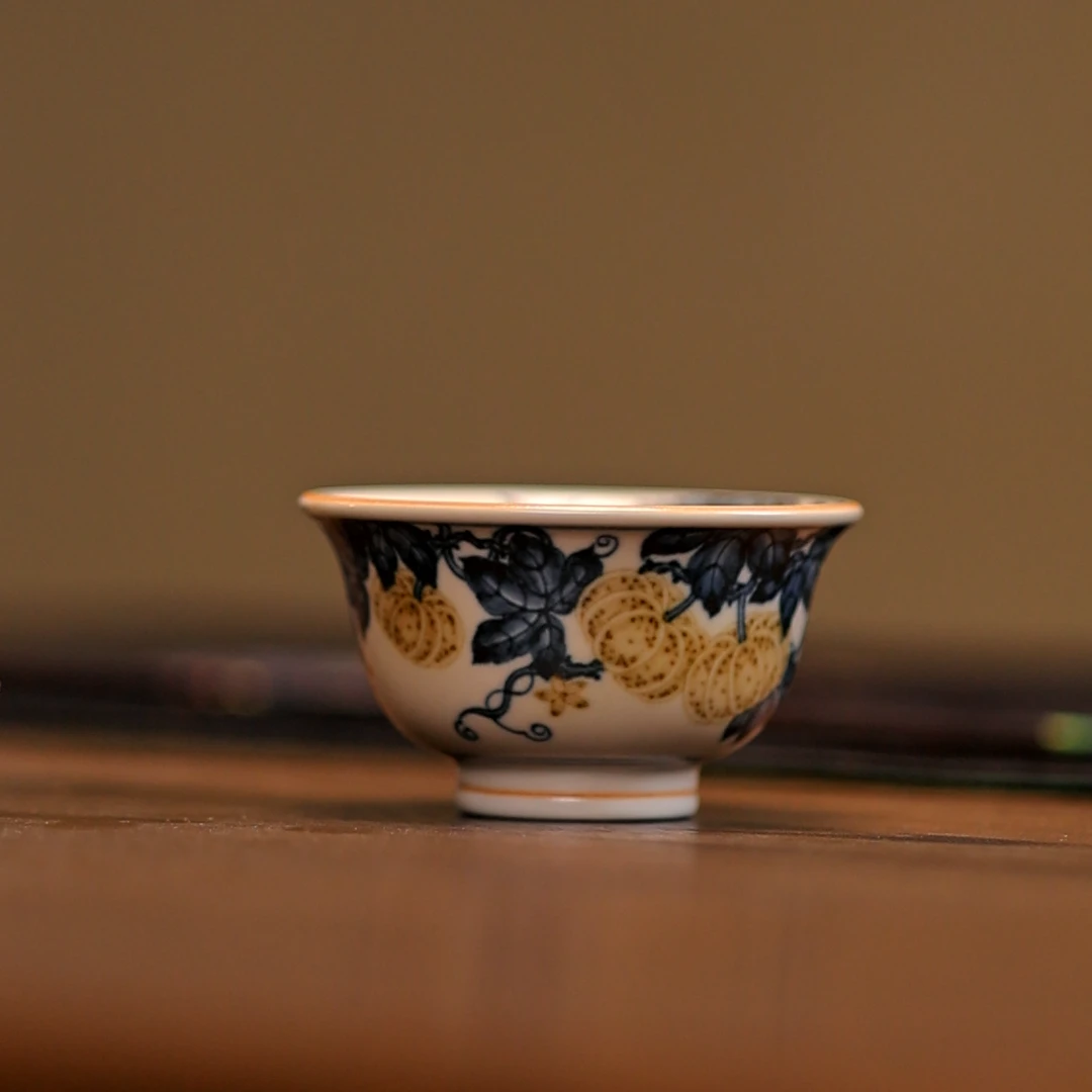 【陶珊居】一生一物-南瓜小压手杯（70ml）