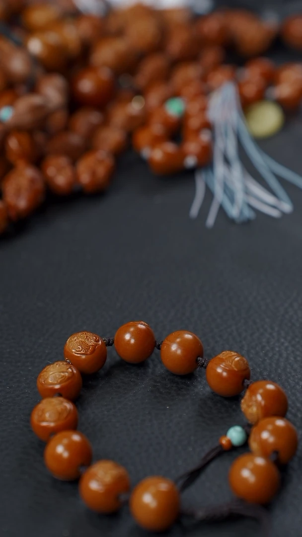 手串/手链橄榄核薯**爸橄榄核钟馗光洙