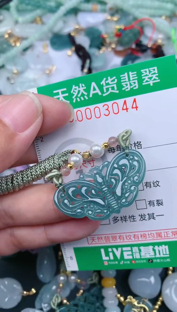 翡翠未镶嵌颈饰.0003044