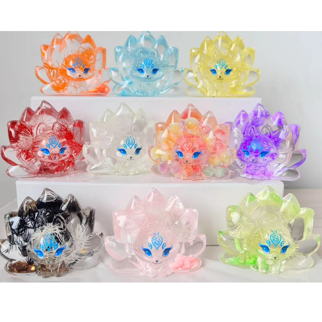 （主播代拆）夜光蓬莱松九尾狐创意手工摆件摆设