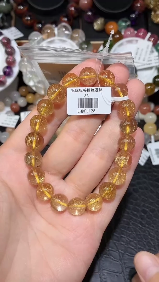 未镶嵌手链水晶花****席金发晶单圈手链A10