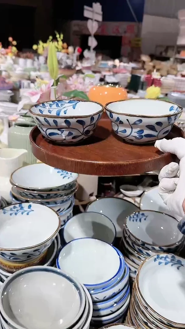 【闪购商品】瓷片2个5英寸米饭碗微瑕 凑满20元包邮