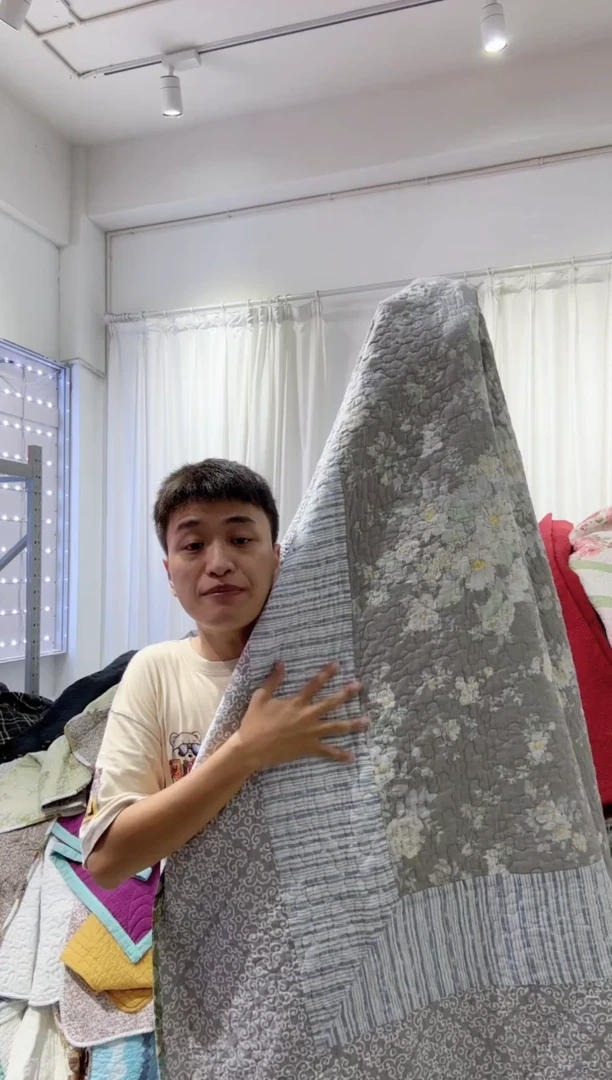 棉200*230纯棉床盖25号微瑕