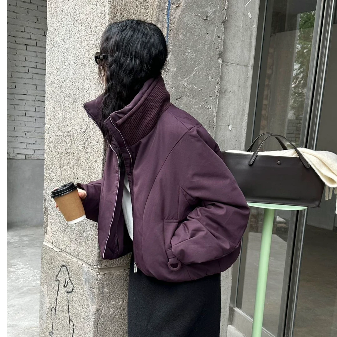 COCO NOTES【知性百塔】283016知性百塔针织领短款羽绒服