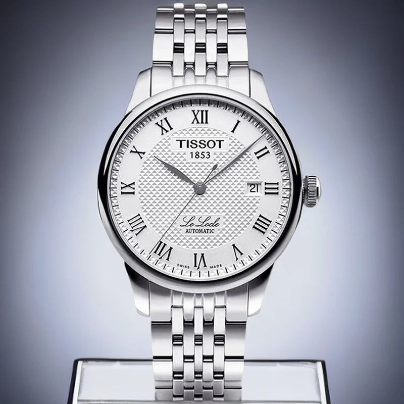 99新 Tissot/天梭 力洛克男士机械白盘/2824机芯/39.3m机械表