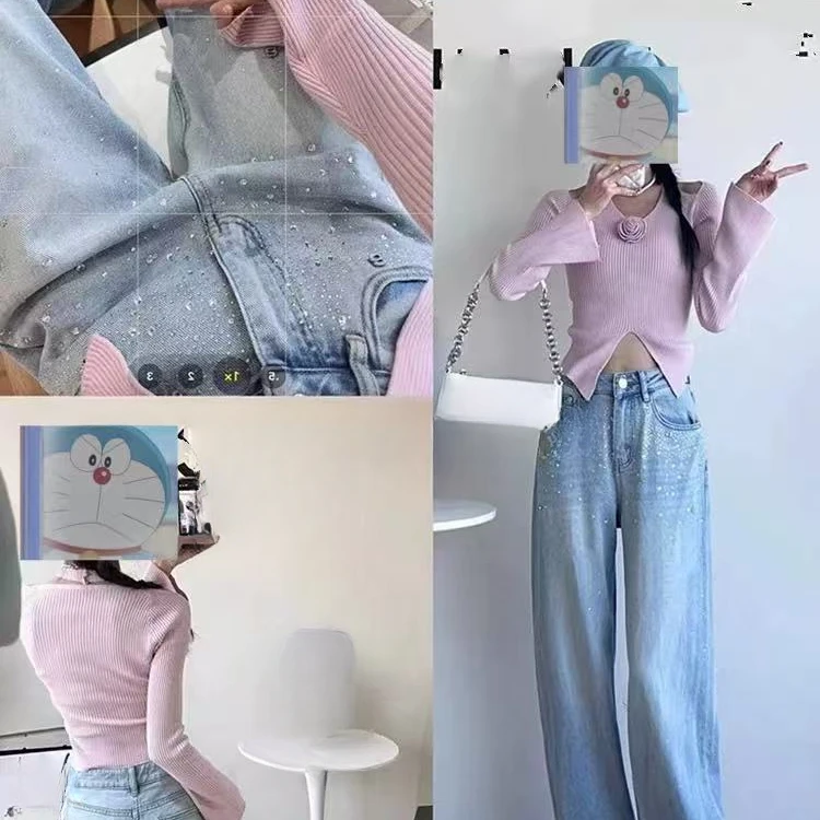 （更衣铺专属）90032牛仔裤1116厂