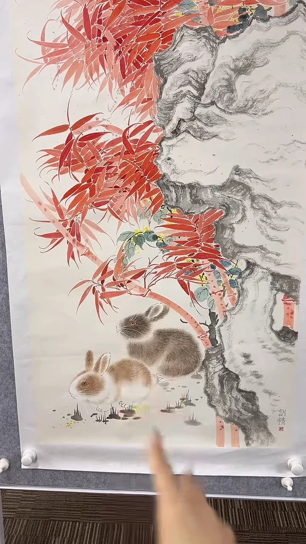 国画邹训精-8平尺-国画作品-yz