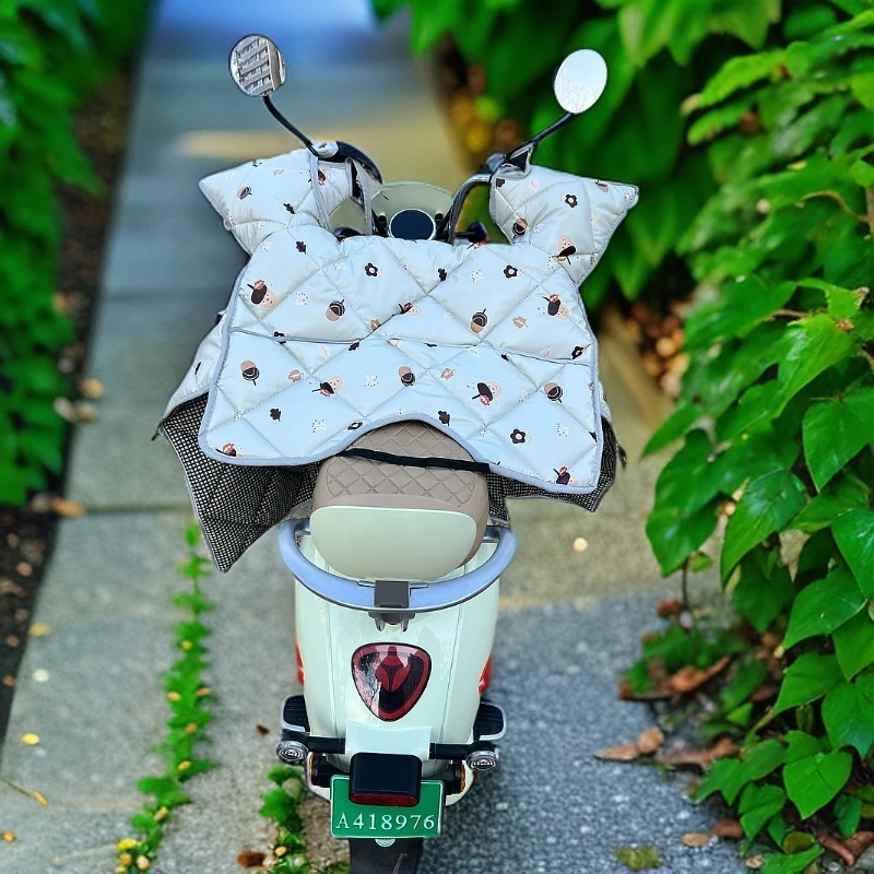 电瓶车加厚挡风被冬季加厚电动车挡风被冬季加厚挡风被皮革防水厚