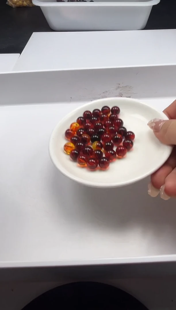 蜜蜡颈饰未镶嵌w2380烟丝*药珀10mm*20颗