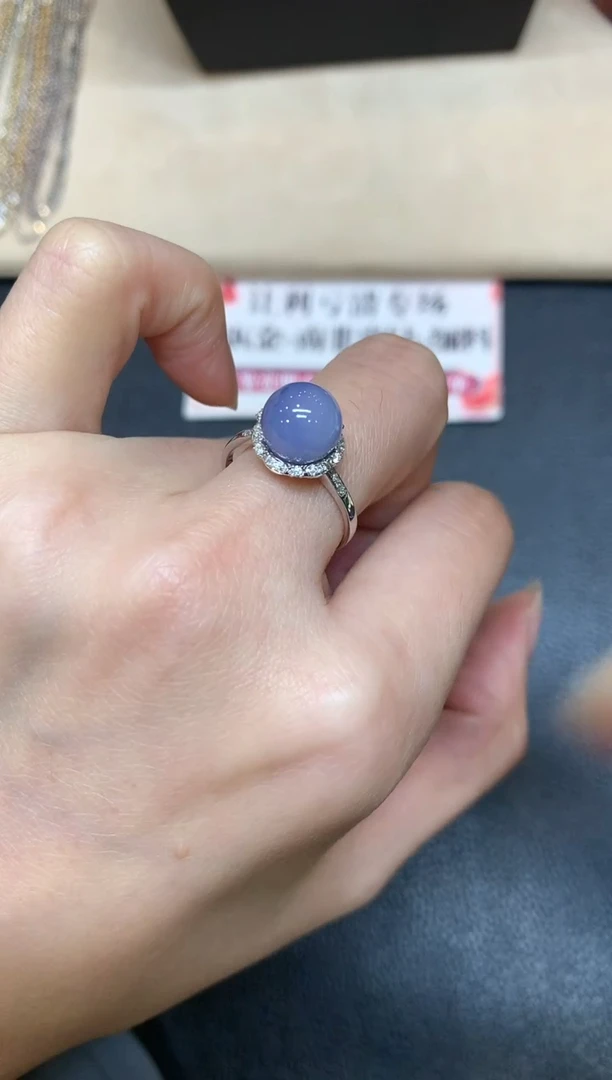 【闪购商品】翡翠戒指18K金镶嵌【无鉴赏期