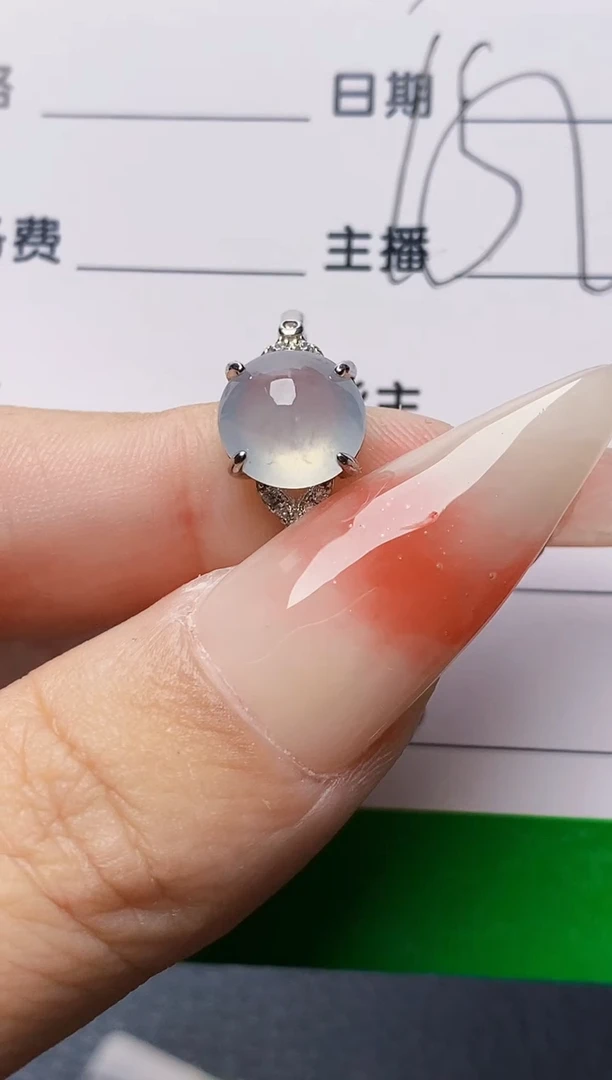 银S925镶嵌戒指翡翠1773