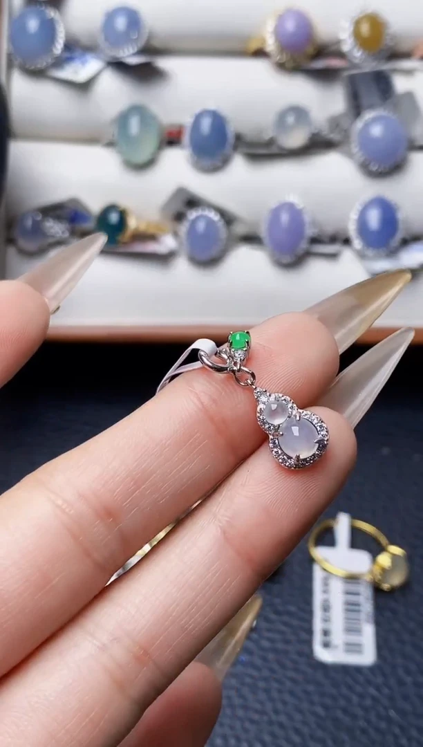 银S925镶嵌戒指翡翠1550