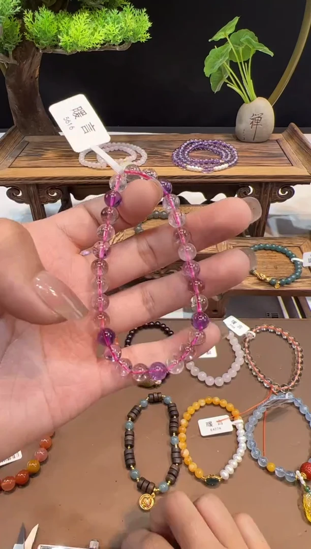 【闪购商品】水晶手串未镶嵌@@手饰