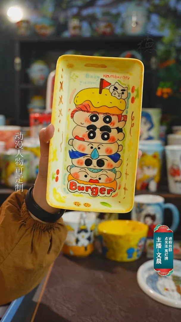 景德镇高温釉下彩纯手工手绘