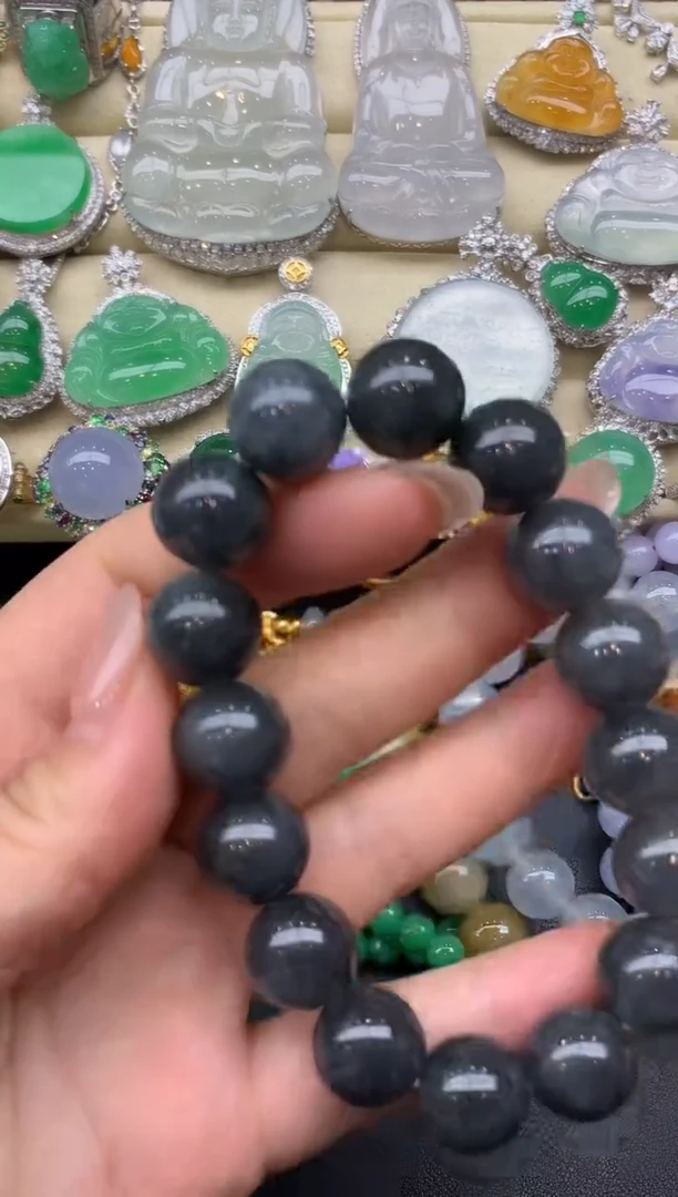 翡翠未镶嵌颈饰95-雪姐翡翠天天见